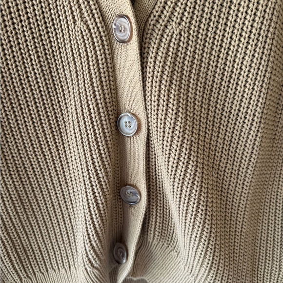 Jenni Kayne Tan Cardigan Sweater - Picture 2 of 7